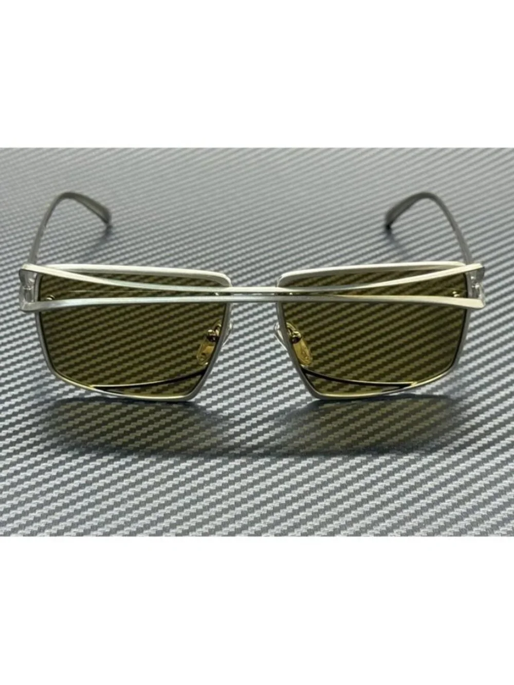 New PRADA Men Silver Vintage Sunglasses 58-15-140